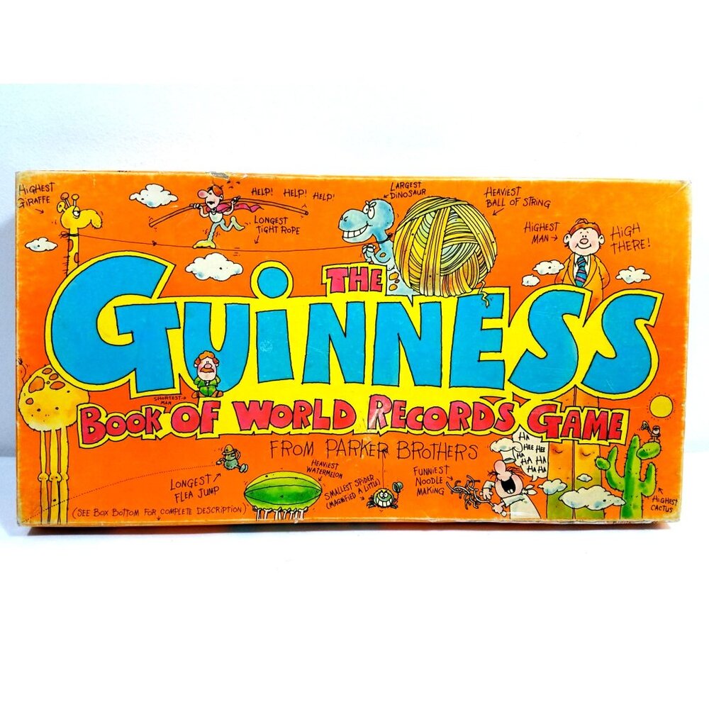 The Guinness Book Of World Records Game By Parker Brothers Complete Vintage